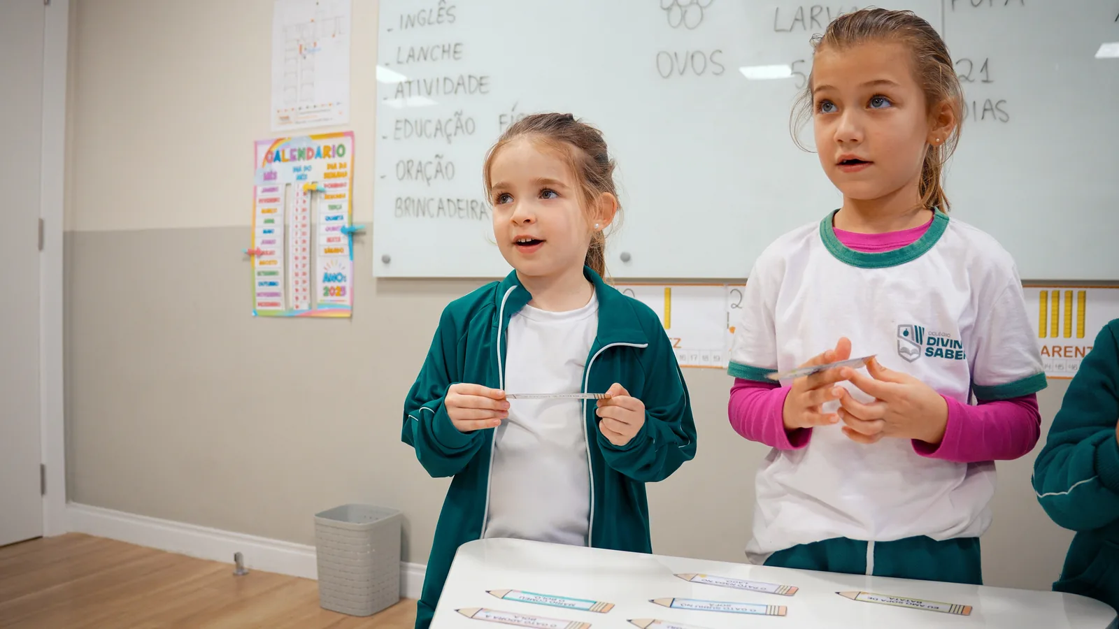 Crianças da Educação Infantil do Colégio Divino Saber