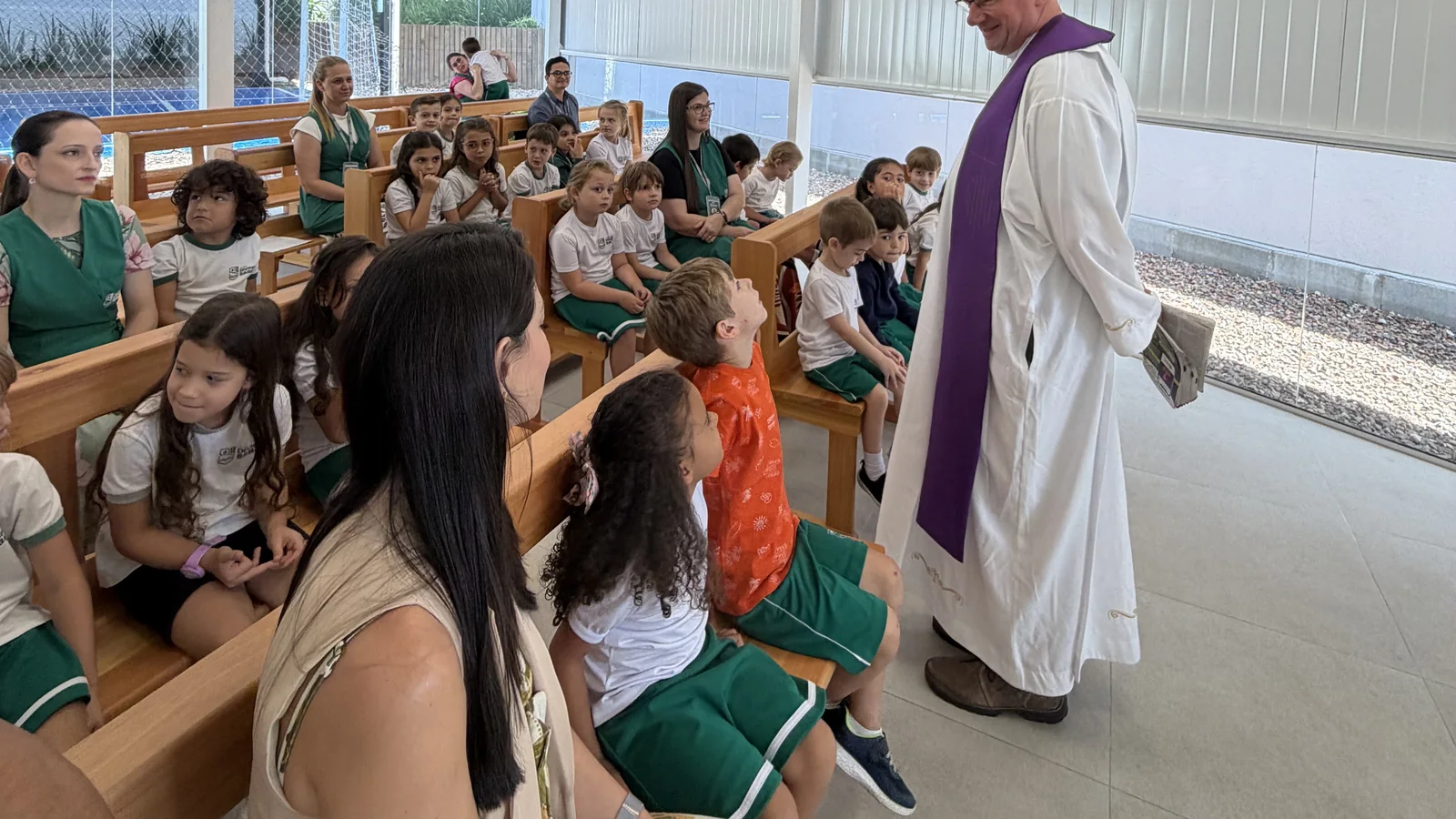 Momento de formação no Colégio Divino Saber